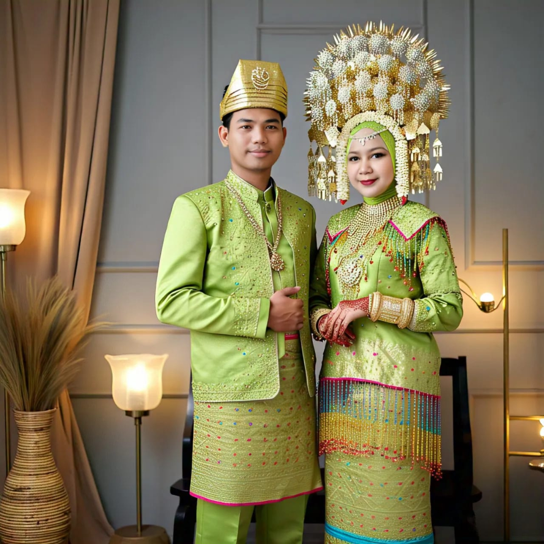 pengantin adat melayu