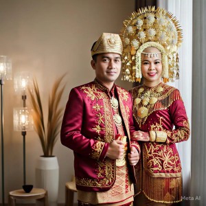 Pengantin Pakaian Adat